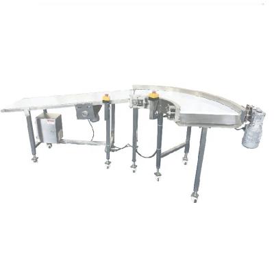 China Heat Resistant Structure Food Stainless Steel Chocolate PU PVC Industrial Slope Belt Conveyor Machine for sale