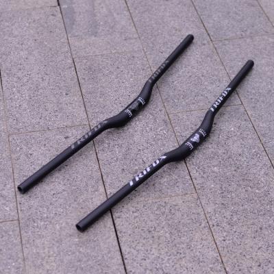 China Inner Line Suitable Diameter 31.8 3K Matt, Bend Riser Path Mountain Bike Carbon Fiber Handlebars Bars For MTB Bicycle for sale