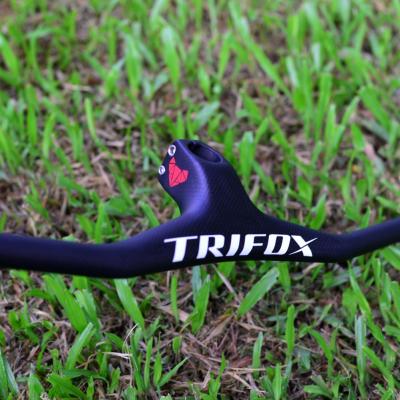 China 2021 Mountain Bikes Swallow Shape New Design Handlebar Stem Integrated Handle Bar For MTB 3K UD 800mm for sale