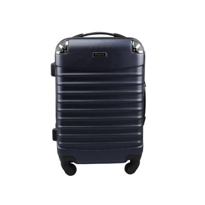 China Waterproof Durable Dark Blue Color ABS Competitive Price Good Quality Travel Bags Mechanical Luggage Set Suitcase Trolley Cases for sale