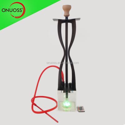 China Single Hookah Wasserpfeife Glass Hose Nargile Shisha LED Shisha Style Wasserpfeife Hookah Shisha New for sale