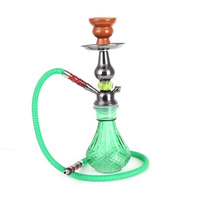 China Portable Shisha Hookah 2021New Design Germany Russia Medium Customized Aluminum Portable Glass Fancy Hookah for sale