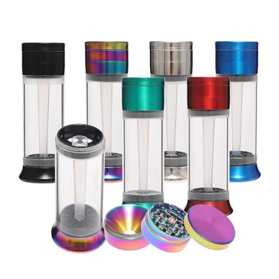 China Convenient New Style Portable Electric Herb Grinder Zinc Alloy Cone Filler Herb Grinder for sale