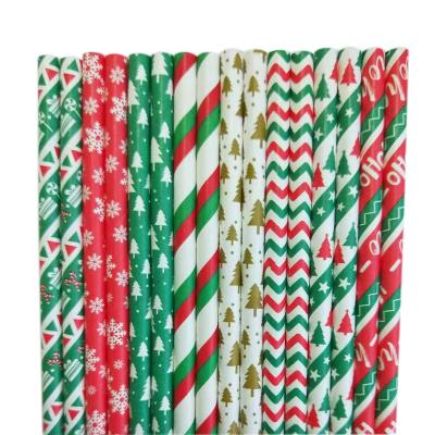 China Terminal Supplier Brief Report Biodegradable Straws wholesalerecycled Paper Straw For Kids Christmas Party Favors Disposable Drinking Straws for sale