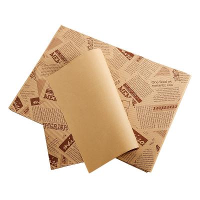 China Anti-curl kraft paper food grade plain pe coated cheap price food kraft paper greaseproof food wrap for sale