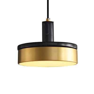 China Modern simple style personality bedroom creative head of a small marble around pendant light for sale