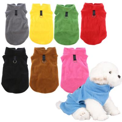 China Amazon Sizes Multi Colors Fleece Dog Sustainable Hot-selling Fashionable Warm Durable Jacket Clothes For Winter for sale