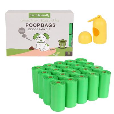 China Hot-selling Viable Biodegradable Pet Waste Bag Cat Dog Poop Bags Environmentally Friendly PPE Pet Waste Bag for sale