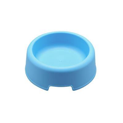 China Viable Wholesale Popular Classic Round Durable PP Pet Cat Dog Food Water Bowl Plastic Feeder Low Price for sale