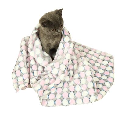 China Hot-Wholesale Viable Multi Types Durable Washable Soft Comfortable Flannel Pet Cat Dog Blanket Pet Mat for sale