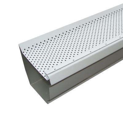 China Modern Prevent Some Animals From Entering The Gutter , Custom Sheet Water Collector Aluminum Covers Gutter Guards for sale