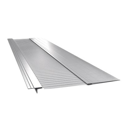 China Modern Lifetime Warranty Covers No Rust, 5 Inch Shed Rain Resistant Roof Gutter Aluminum Leaf Guard for sale