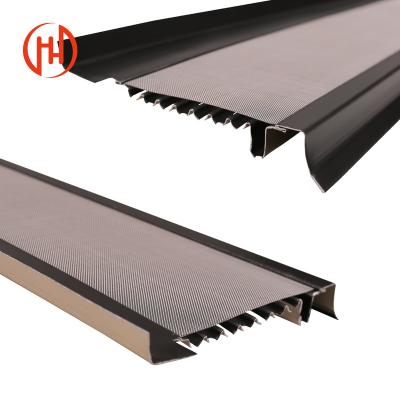 China Modern Customized Aluminum Rain Gutter Easy Install Rain Gutter Guard for sale