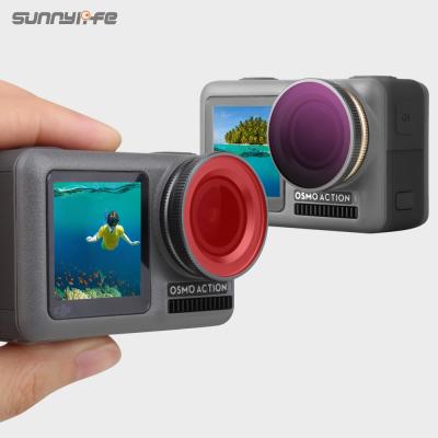 China Sunnylife Sports Camera Lens ND/PL Filter FULL Dive Filters For DJI OSMO Action OA-FI170 for sale