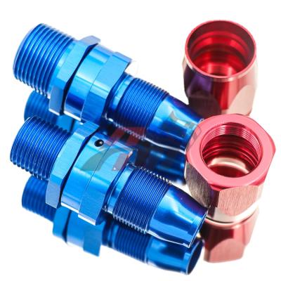 China 6061 Aluminum Alloy Racing NPT High Performance Straight Hose Fitting for sale