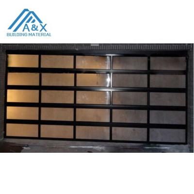 China Modern Aluminum Glass Panel Garage Door / Automatic Used Commercial Garage Doors for sale