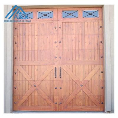 China Solid Wood Farmhouse China Best Garage Door for sale