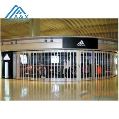 China accordion folding commercial exterior folding doors/aluminum commercial folding door/coffee folding door for sale