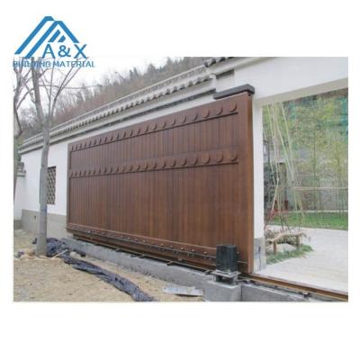 China Contemporary European Style Courtyard Gate / Sliding Type for sale