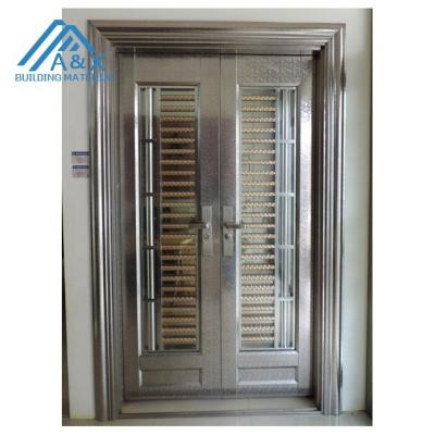 China Swing Modern Style / Best Design Armor Stainless Steel Interior Door Price for sale