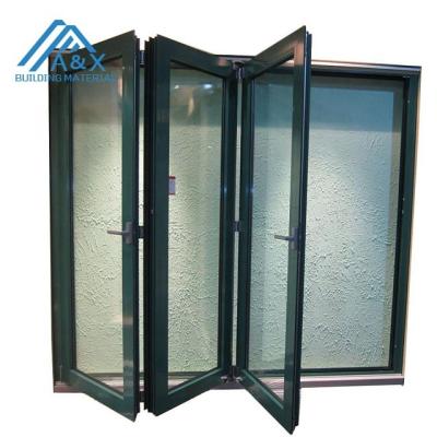 China Interior / Exterior Traditional Aluminum Casement Folding Patio Door for sale