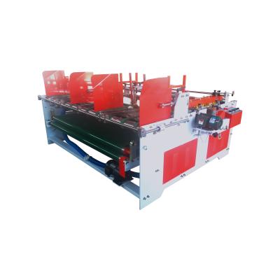 China machinery & Material Corrugated Sheet Gluing Machine , Press Type Semi Automatic Carton Box Folder Small Gluer for sale