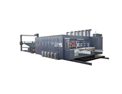 China machinery & Fully automatic hardware machine for making cardboard boxes with 3colors printer for sale