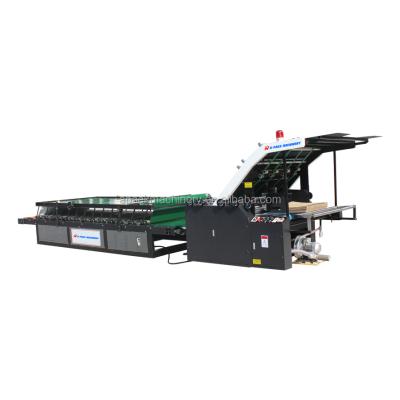 China machinery & semi-automatic hardware karton flute laminator for sale