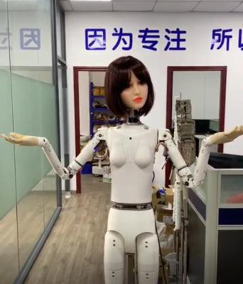 China Hyper-realistic speaking humanoid robot social worker to welcome, inform and guide visitors to hotels, offices, trade shows for sale