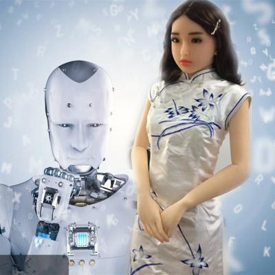 China Artificial Smart Talking Welcome Robot for Reception for Hotels, Cinema and Shops for sale