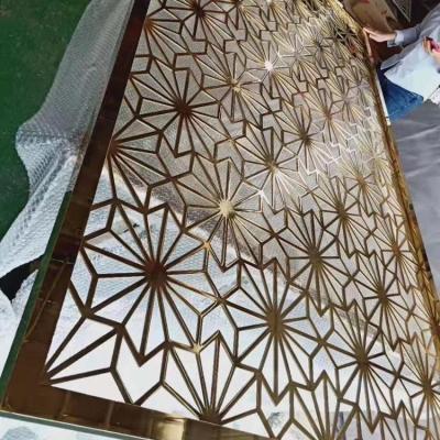 China Wholesale Laser Cut Metal Room Divider Indoor/Outdoor China Factory for sale