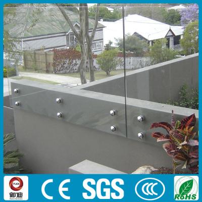 China Can be used for stair stainless steel glass standoff balustrade for balcony for sale