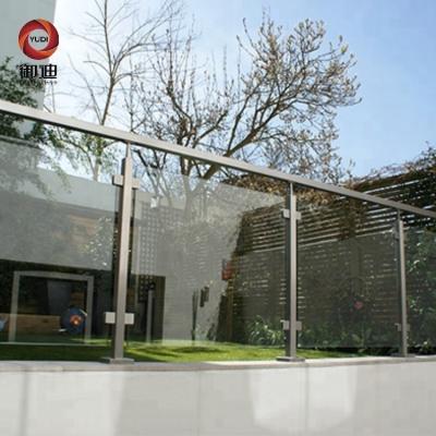 China modern glass steel railing for porch deck for sale