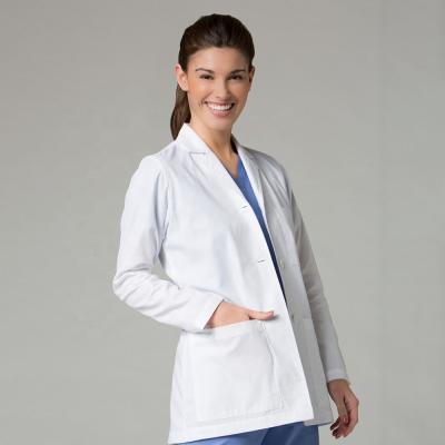 China Easy To Wash Hospital Medical Lab Coats Doctor Uniform For Female Doctors for sale