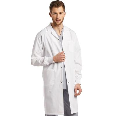 China Unisex Breathable Polyester Cotton Food Industry Lab Coat For Food Industry for sale