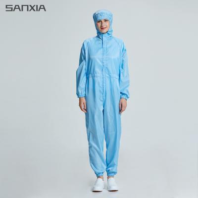 China Reusable ESD Anti Static Coveralls Garment Cleanroom Bunny Suit Supplier for sale