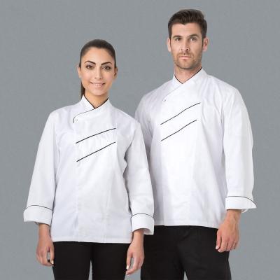 China Durable Black Cotton Sleeve Restaurant Kitchen Use Chef Jacket Short Sleeve Chef Jacket for sale