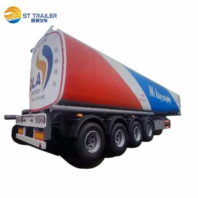 China Semi Truck Trailer Fuel Oil Tank Trailer 40000 Liters Fuel Lpg Semi Tank Trailer Price for sale