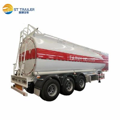 China Truck Trailer 42000L Fuel Tank Trailer Oil Tank Fuel Semi Trailer Gasoline Tank Trailer for sale