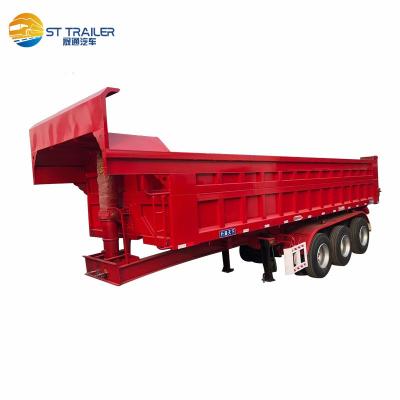 China China Rear Dump Trailers Sand Soil Trailer 45ton 50tons 3 Axle Dumper Tipping Truck Semi Truck Trailer for sale