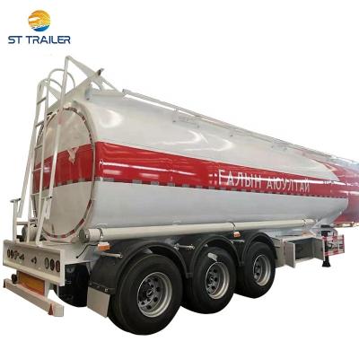 China Tri Truck Trailer Axle 45000 Liters Fuel Storage Tanker Trailer For Sale With 5 Compartsments In Zimbabwe for sale