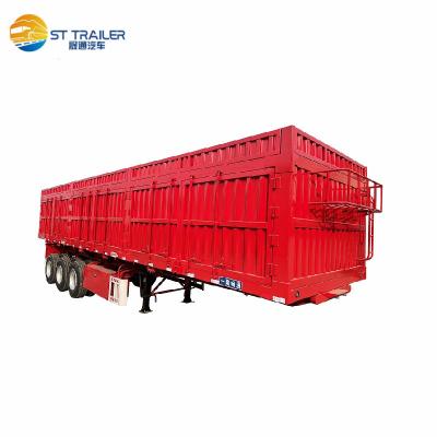 China U Shaped Trailer Side Dump Semi Truck Trailer Rear Dump Dump for sale