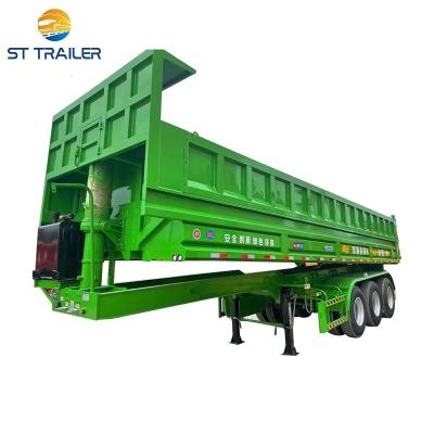 China High Strength Truck Trailer 5 Axles Empty Semi Trailer Dump Trailer Tiipping Rear Trailer For Sale for sale