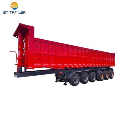 China Factory Price 50 Ton Back Dump Semi Trailer Rear Dump Semi Trailer Truck Trailer Tipping Trailer For Sale for sale