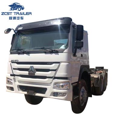 China Howo 371 HP 10 Wheeler Tractor Trucks 6x4 Metal Sinotruck Howo Prime Engine Tractor For Sale for sale