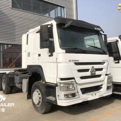 China 10 Wheel Tractor Truck Tractor Truck Trailer CNG Type For Uzbekistan Customer for sale