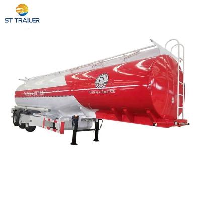 China New Designed Aluminum Alloy/Carbon Steel 3 Axles 45000L 50000L Oil Tank Trailer Semi Truck Trailer For Transport Liquid for sale