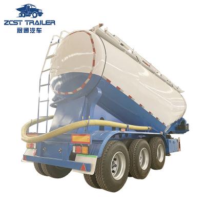 China Brand New Truck Trailer 3 Axles 40/50T Cement Tanker Semi Trailer 54 CBM Fly Ash Truck Trailers For Sale for sale