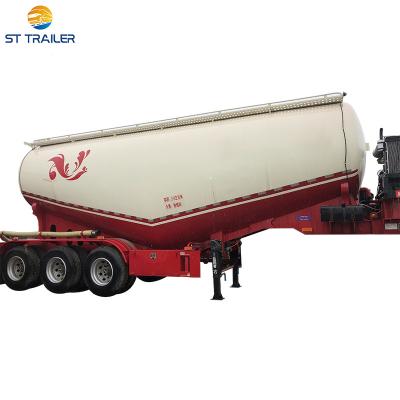 China Truck Flour Tanker Trailer Dry Bulk Cement Tank Semi Trailer Cement Tank Truck Trailer for sale