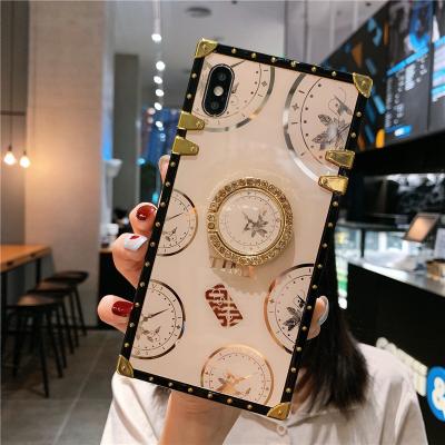 China Luxury Lightweight Phone Case For Realme C21Y C35 pro 5 pro 7 pro 5 5i 5s 6i C3 C2 C11 pro 5 pro 7 pro 6 clock model glossy back cover for sale